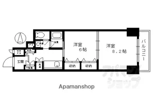 藤和シティコープ四条西洞院【105号室】の間取り