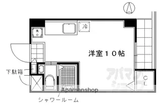 セントラルハイツ【308号室】の間取り