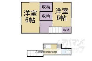 京都府京都市中京区西ノ京南聖町【一戸建】の間取り