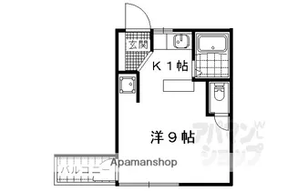 プレアール滋賀追分【204号室】の間取り