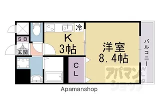 グレース大嘉【1階】の間取り