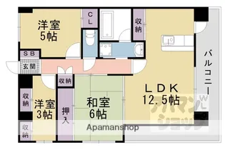 フレンド・ワンIII【401号室】の間取り