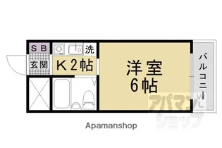 レジデンスWITH【301号室】の間取り