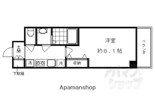 アドバンス京都烏丸グルーブ【403号室】の間取り