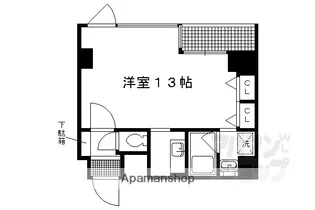 ラフィーネ御池【708号室】の間取り