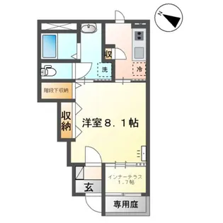 WAVE-K5【1階】の間取り