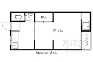 輝湖里【206号室】の間取り