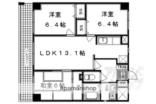 ティファール【902号室】の間取り