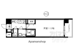 インベスト京都堀川【508号室】の間取り