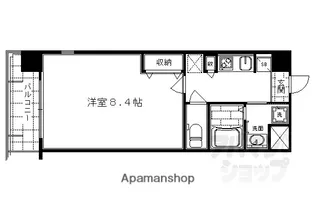 エイペックス京都室町【301号室】の間取り