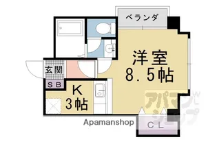 メゾンシャルマン・エレガンテ【205号室】の間取り