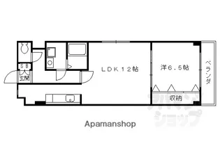 メゾンシャルマン・エレガンテ【101号室】の間取り