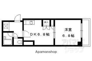 ボンネール葵【603号室】の間取り