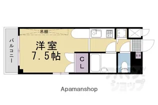 HAKUHO【401号室】の間取り