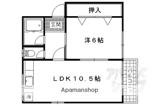 COVO【2号室】の間取り