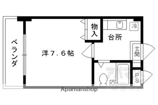 ADEST五条【307号室】の間取り