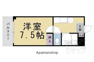 ベレヴュー東山【601号室】の間取り