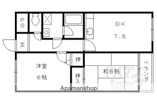 アイビービル【4-C号室】の間取り