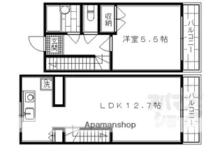 マナーハウス【A105号室】の間取り