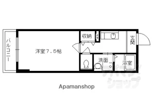カームネス祇園南【302号室】の間取り