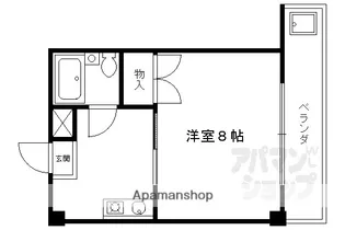 エザーンスあおい【412号室】の間取り
