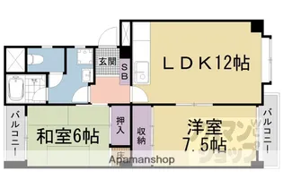 サンシャイン石山【302号室】の間取り