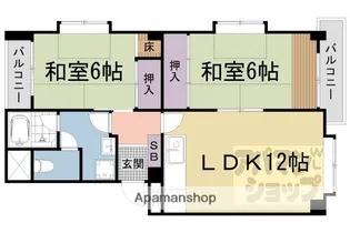 サンシャイン石山【203号室】の間取り