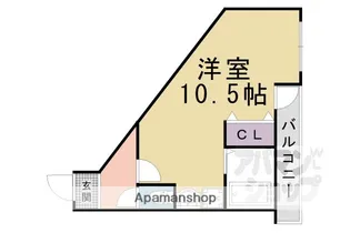 フェイム瀬田【207号室】の間取り