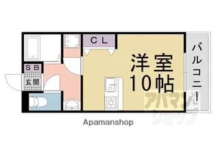 フェイム瀬田【102号室】の間取り