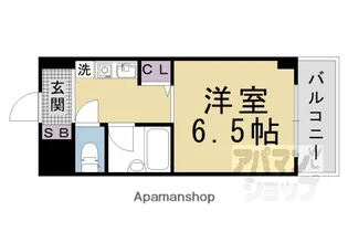 萱野ビル【8階】の間取り