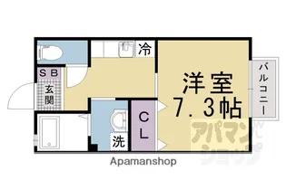 ライブリーハイムSASADA【209号室】の間取り