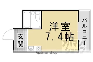 ベルシャトーむらじ【305号室】の間取り