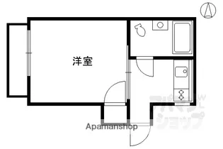 スガエマンション【203号室】の間取り