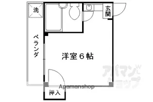 IN東山【302号室】の間取り