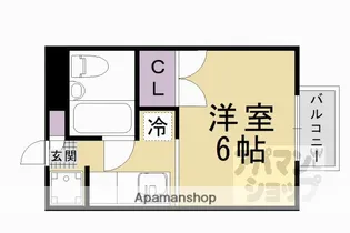 1Kの間取り画像