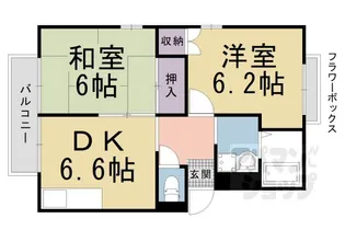 エステートピア松英2【202号室】の間取り