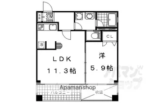 ミラージュにおの浜【2階】の間取り