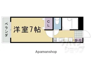 プランドール瀬田【502号室】の間取り
