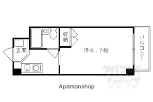 プランドール瀬田【307号室】の間取り