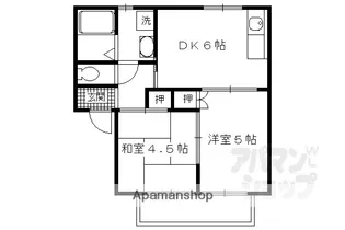 多田ハイツII【202号室】の間取り