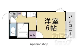 サラデグラシア【201号室】の間取り