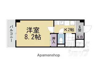 第2コーポ朝倉【2階】の間取り