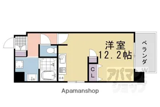 1Rの間取り画像