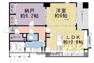 コンフォール御所南【403号室】の間取り