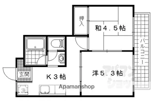 アメニティナナA棟【101号室】の間取り