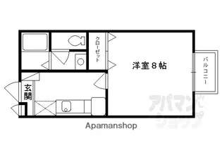 FLEUR OGI【103号室】の間取り