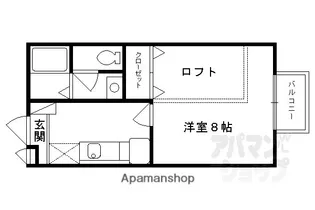 FLEUR OGI【203号室】の間取り