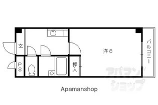 グリーングロー桃山【202号室】の間取り