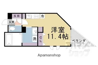 CASAΑ OTSUKYO【303号室】の間取り