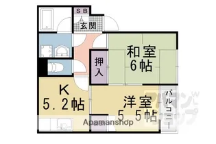 BELL ETOILE II【101号室】の間取り